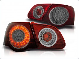 Zadní světla, lampy LED Volkswagen Passat 3C sedan, 2005-2010, kouřové, červené LDVW73