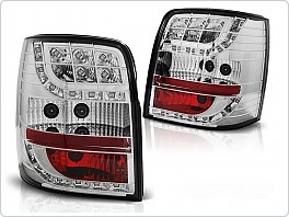 Zadní světla, lampy LED Volkswagen Passat B5 3B combi, 1997-2000, čiré, chrom LDVW75