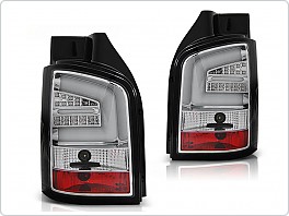 Zadní světla, lampy LED Volkswagen T5, 2010-, čiré, chrom LDVW96