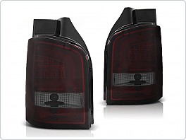 Zadní světla, lampy LED Volkswagen T5, 2010-, kouřové, červené LDVW99