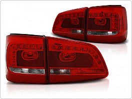 Zadní světla Volkswagen Touran 2010-, LED červené, bílé LDVWA9