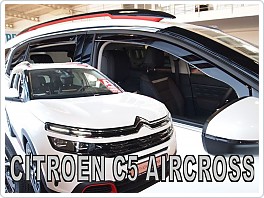 Plexi ofuky oken, deflektory, Citroen C5 Aircross 2018- přední + zadní