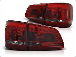 Zadní světlomety, světla, lampy Volkswagen Touran 2010-, LED červené, kouřové LDVWB0