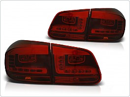 Zadní světla LED, Volkswagen Tiguan 2011- červené, kouřové LDVWD3