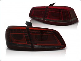 Zadní světlomety, lampy Volkswagen Passat B7, sedan 2010-2014, LED, červené, kouřové LDVWD6