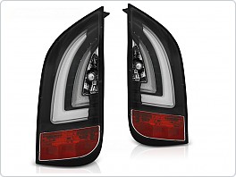Zadní světla Škoda Citigo, VW Up, 2011- LED BAR, černá black, LDVWF4