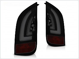 Zadní světla Škoda Citigo, VW Up, 2011- LED BAR, černá kouřová, LDVWF5