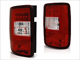 Zadní světlomety, světla, lampy VW Caddy, 2003-2014, LED BAR, červené LDVWF6