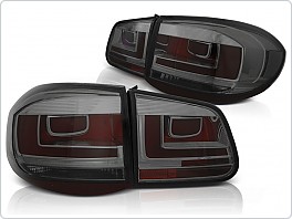 VW Tiguan 2007-2011, zadní světla, světlomety, lampy LED BAR, kouřová, LDVWH2