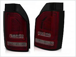 Zadní světla VW T6 2015-, LED BAR, s dynamickým blinkrem, červená, kouřová
