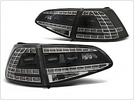 Zadní světla, světlomety VW Golf 7, hatchback, LED GTI Look Seq, dynamický blinkr, black LDVWM6