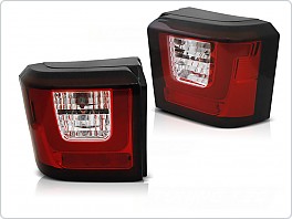 Zadní světla, světlomety VW T4, LED BAR, červenočiré, LDVWM0