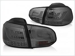 Zadní světla, lampy VW Golf 6, 2008-2012, LED, kouřové