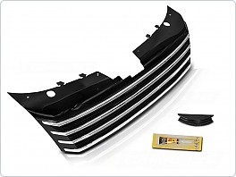 Přední maska VW Passat B7, 2010-2014, černá, chrom