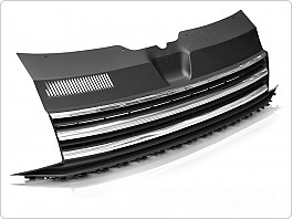 Přední maska bez znaku VW T6 2015-, černá, chromová