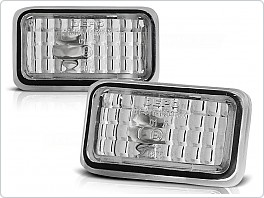 Boční blinkry Volkswagen Jetta, 1984-1991 chrom/crystal