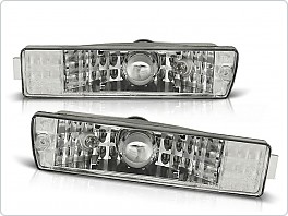 Přední blinkry Volkswagen Golf 2, 1984-1991, chrom - široký nárazník