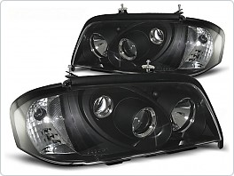 Přední světla Mercedes W202, C-clase, 1993-2000, černá black LPME11