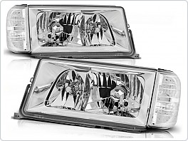 Přední světla Mercedes W201/190, 1982-1993, chrom, čirá