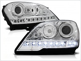 Přední světla Mercedes ML, W164, 2008-, LED Daylight, chrom LPME39