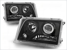 Přední světla Mercedes W124,  E-clase, 1993-1995, černé black, čirá