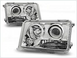 Přední světla Mercedes W124,  E-clase, 1993-1995, chrom, čirá