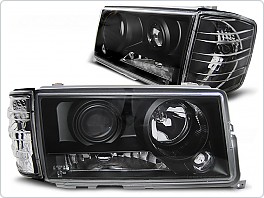 Přední světla Mercedes W201/190, 1982-1993, černá black