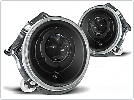 Přední světla Mercedes W461, G-clase, 1992-2006, černé black LPME68