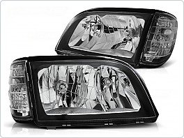 Přední světla Mercedes W140, S-clase, 1991-1998, černé black