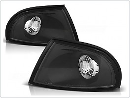 Přední blinkry Audi A4, 1995-1998, čiré/černé black