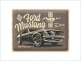 Plechová cedule Ford Mustang, 30x40cm