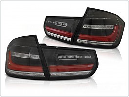Zadní světla, LED světlomety, lampy BMW F30 2011-2018, LED BAR, SEQ, černé