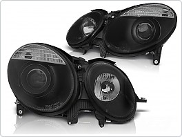 Přední světla Mercedes W211 E-klasa 2006-2009 černé