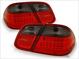 Zadní světla, lampy LED Mercedes CLK W208, 1997-2002, kouřové, červené LDME16