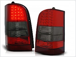 Zadní světla, lampy LED Mercedes Vito W638, 1996-2003, kouřové, červené LDME33