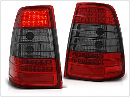 Zadní světla, lampy LED Mercedes W124, E-class COMBI, 1985-1998, kouřové, červené LDME26