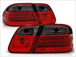 Zadní světla, lampy LED Mercedes W210 Sedan, E-class, 1993-2000, kouřové, červené LDME29