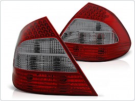 Zadní světla, lampy LED Mercedes W211 Sedan, E-class, 2002-2006, kouřové, červené LDME20