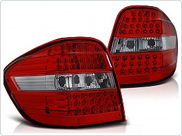 Zadní světla, lampy LED, Mercedes ML W164, 2005-2008, červené, bílé LDME92
