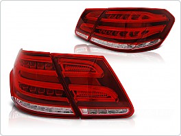 Zadní světla, lampy Mercedes W212, classe E, 09-13, sedan, LED, červené, čiré LDME95