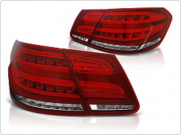 Zadní světla, lampy Mercedes W212, classe E, 2009-2013, sedan, LED červené, čiré LDME97