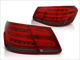 Zadní světla, lampy Mercedes W212, classe E, 2009-2013, sedan, LED červené, kouřové LDME98