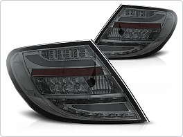 Zadní světla, světlomety, lampy LED, Mercedes W204, C-Classe, sedan, 2007-2010, kouřové LDME70