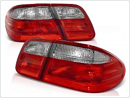 Zadní světla, lampy Mercedes W210, E class, 1995-2002, bílé, červené LTME06