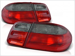 Zadní světla, lampy Mercedes W210, E class, 1995-2002, kouřové, červené LTME05