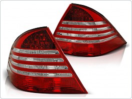 Zadní světla, lampy Mercedes W220, S class, 1998-2005, bílé, červené LTME16