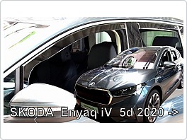 Plexi ofuky oken, deflektory, přední + zadní Škoda Enyaq iV 5dv., 2021-
