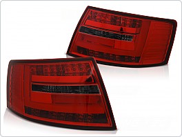 ZADNÍ SVĚTLA AUDI A6 C6, 2004-2008, LED, kouřové