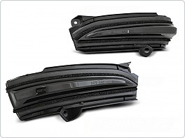 Boční LED dynamické blinkry do zrcátek Ford Mondeo MK V, Fusion, 2014-2018, kouřové