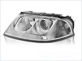 Přední světlomety, světla, lampy, LEVÁ STRANA, VW Passat 3BG B5 FL, 2000-2005, čiré